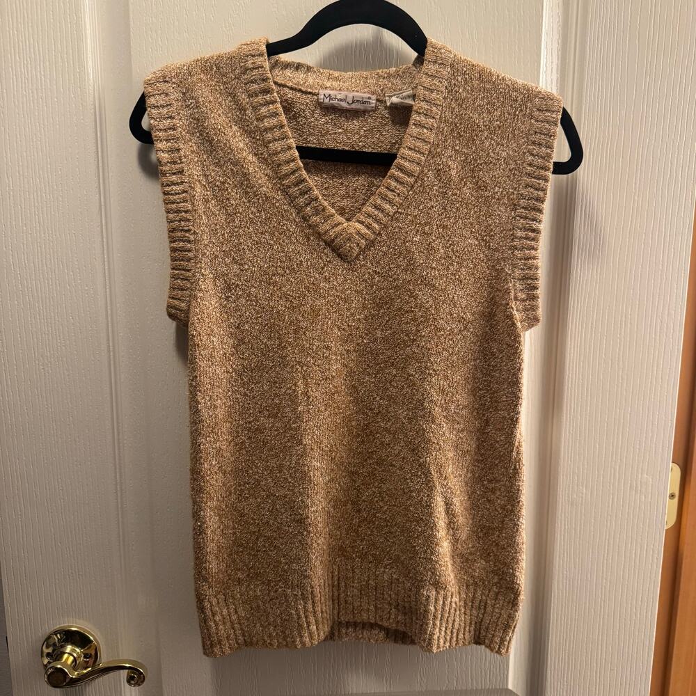 Vintage Michael Jordan Silk Blend V-Neck Sweater Vest Size S